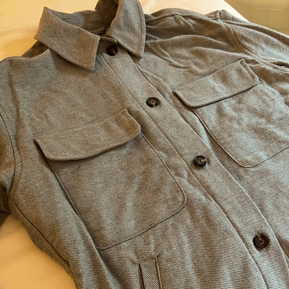 Everlane Women's Utility Jacket in Gray